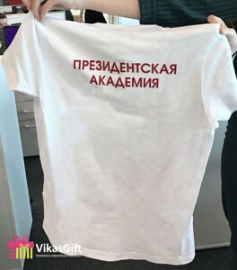 Футболка с логотипом (шелкография)
